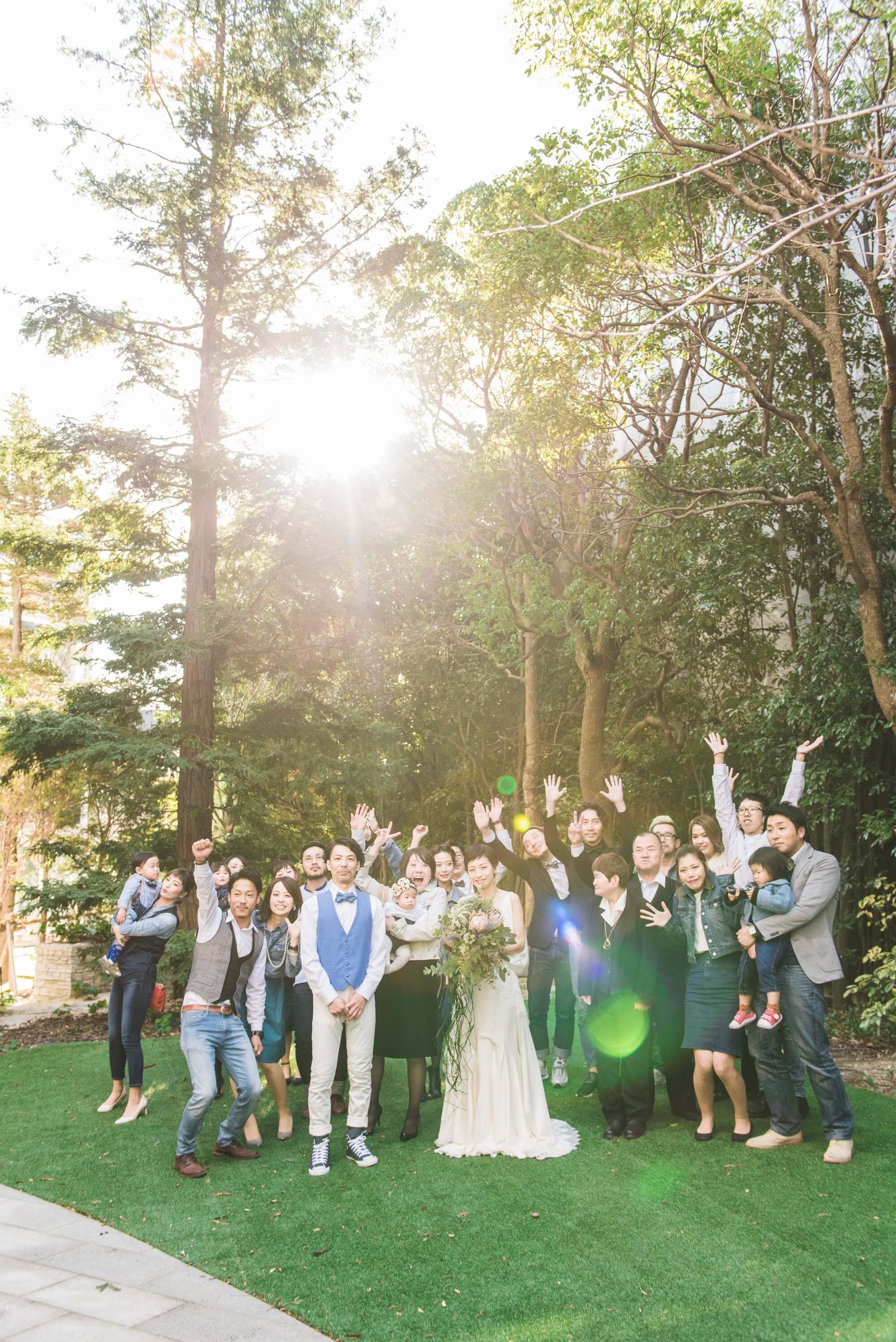 ドレスコードはデニムの結婚式 オリジナル結婚式をオーダーメイド フリーダムウェディング 大阪 神戸